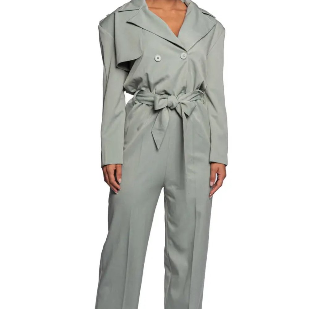 JLUX Label Oversize Trench Jump Suit US Size Large
